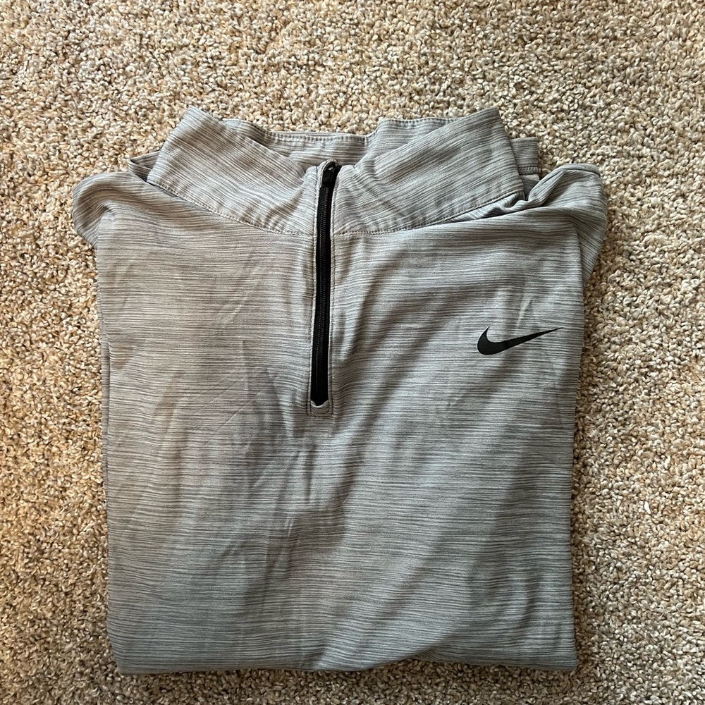 Nike Dri-FIT Light Gray Pullover